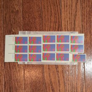 Vintage USPS 1973 1475 8 Cent Love Stamps Bundle 15 Stamps
